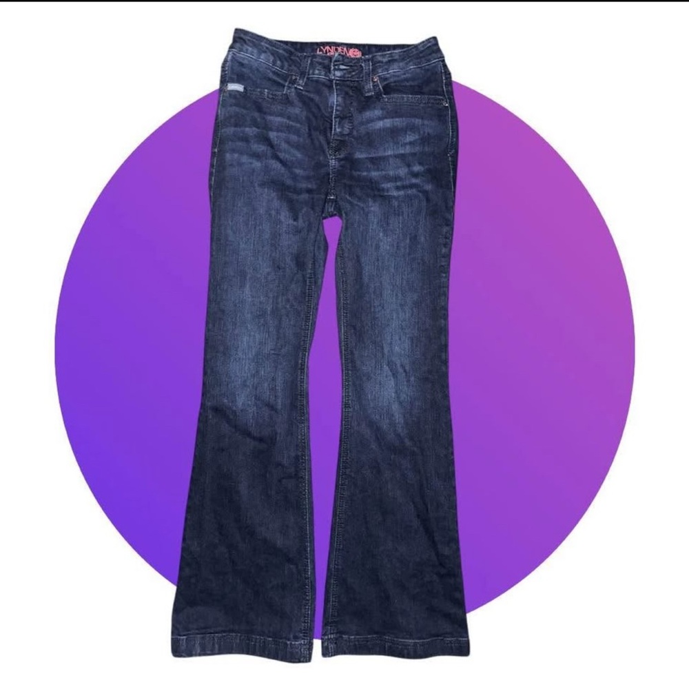 Cinch Blue Flare Wide Leg Jeans Versatile Style
